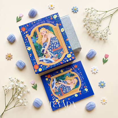 WonderStruck Tarot Deck vibrant feminine indie tarot deck for everyday empowerment and grounded daily reflection.
