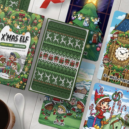 Perfect Christmas gift for your loved one or yourself. Enter the magical world of Christmas Land for a full tarot reading with Santa and his elves. Xmas Elfs will provide insight into your future, draw your tarot cards and consult the magic eight ball. 