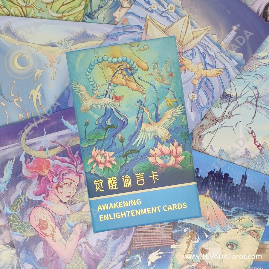 Discover a world of inspiration and self-exploration with the Nature and Awakening Enlightenment Cards Value Set.