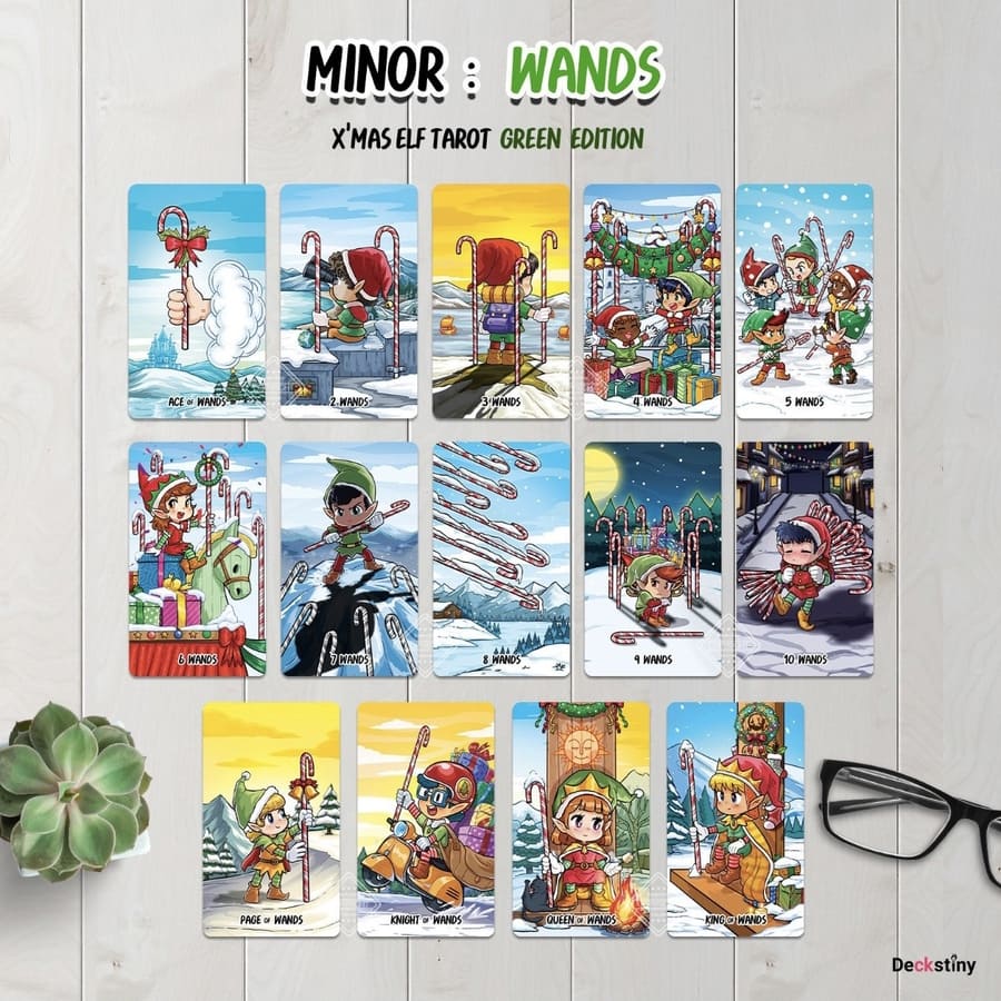 Perfect Christmas gift for your loved one or yourself. Enter the magical world of Christmas Land for a full tarot reading with Santa and his elves. Xmas Elfs will provide insight into your future, draw your tarot cards and consult the magic eight ball. 