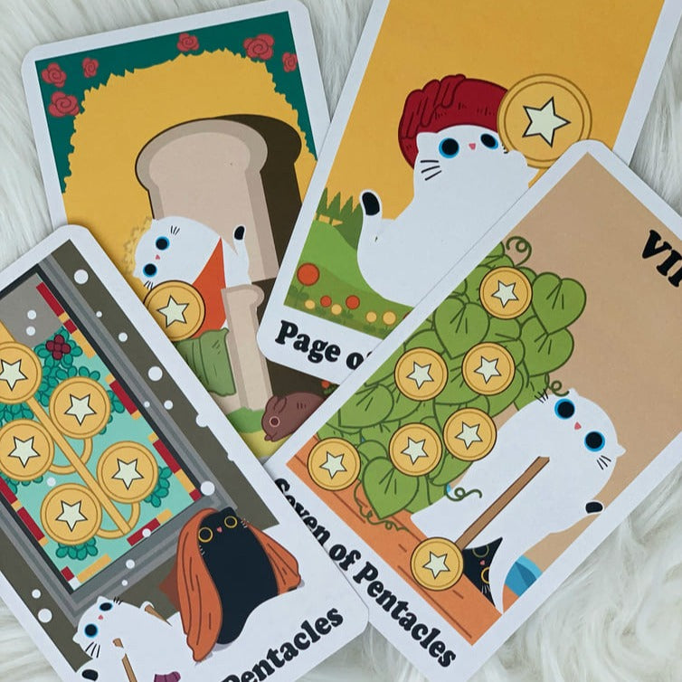 Libérez le chat qui sommeille en vous et explorez le monde du tarot avec YinYang le Tarot du Chat ! Cet adorable deck indépendant est parfait pour les débutants et offre des informations précieuses sur l&