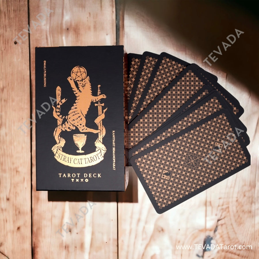 The Stray Cat Tarot Black Edition is the cat&