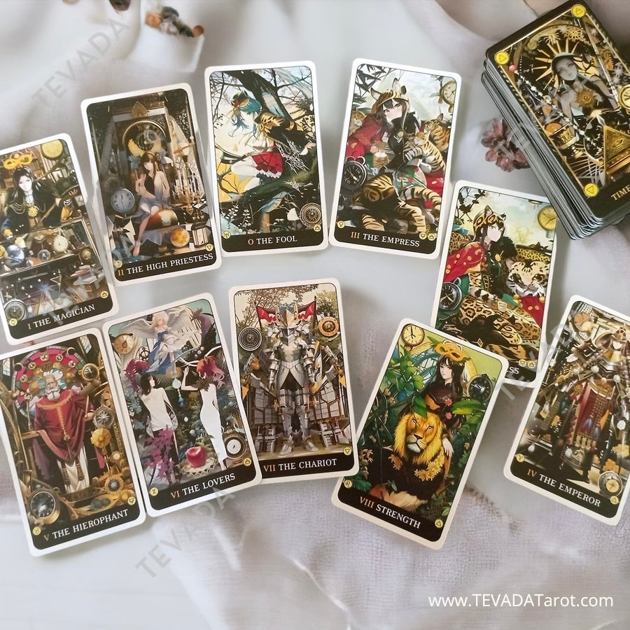 With only 300 sets available, this limited-edition Cartoon Tarot deck is a must-have for any collector or enthusiast seeking to unlock the secrets of the universe.