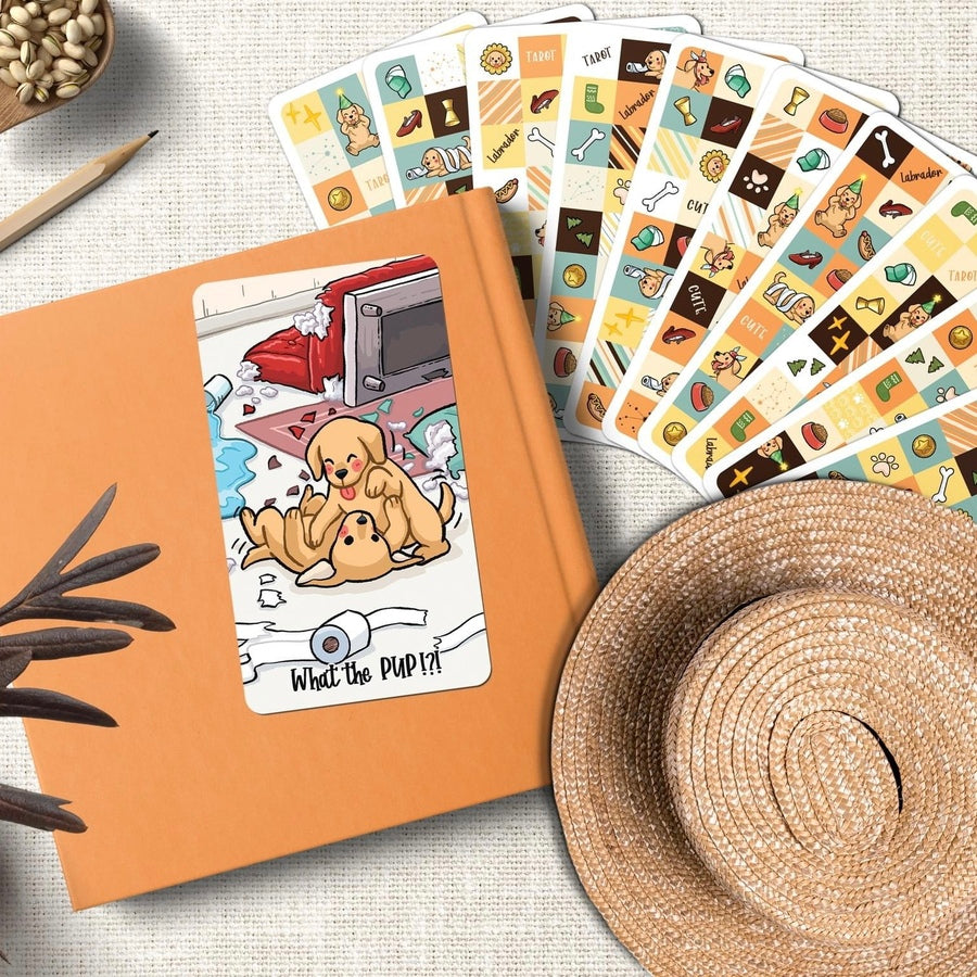 Discover the cutest tarot deck on Etsy - the Labradorable Tarot! Each card features an adorable Labrador in warm and inviting colors, perfect for connecting with your inner magic.