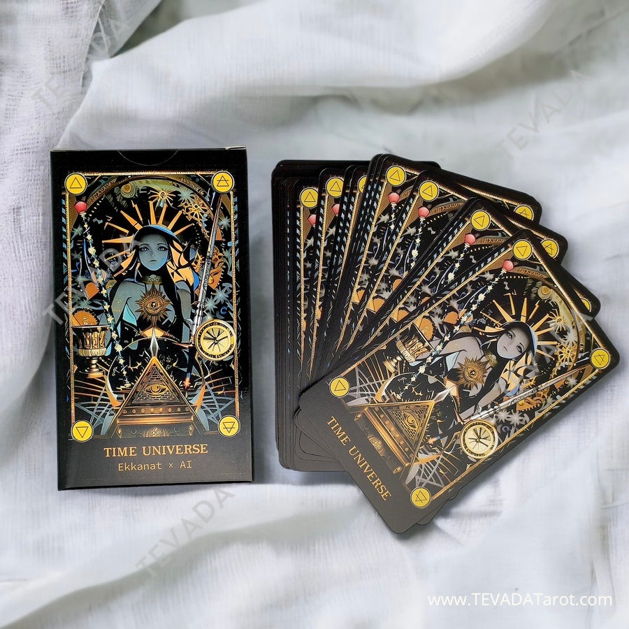With only 300 sets available, this limited-edition Cartoon Tarot deck is a must-have for any collector or enthusiast seeking to unlock the secrets of the universe.